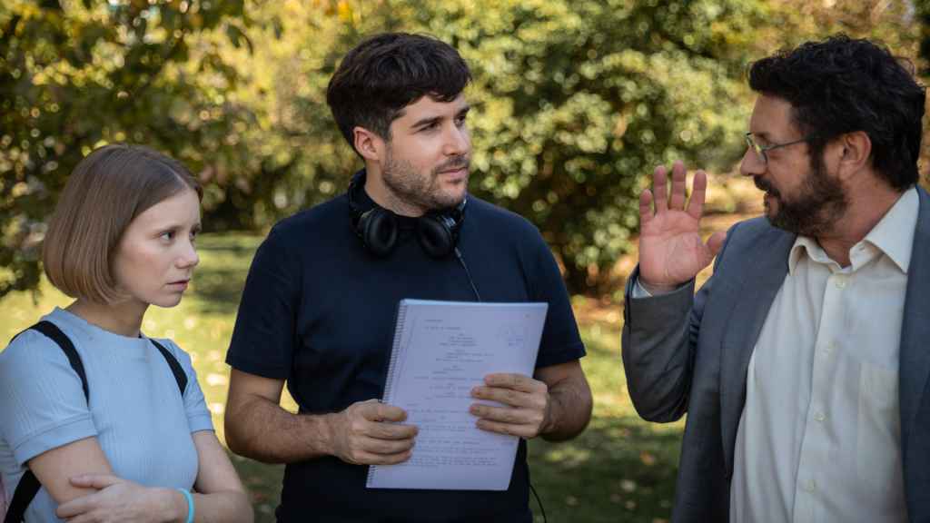 Laia Manzanares, Pablo Maqueda y Manolo Solo