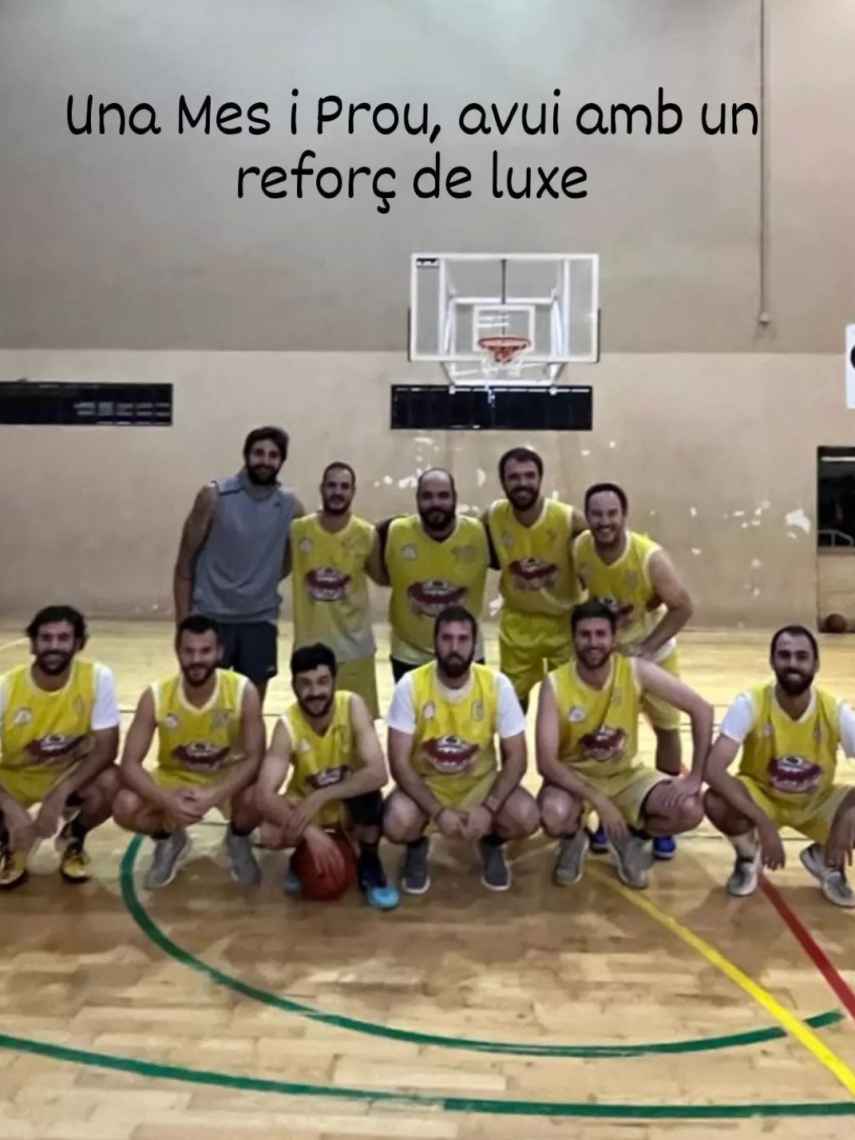 Ricky Rubio participa en el equipo 'Una més i prou' de la Lliga 2+1