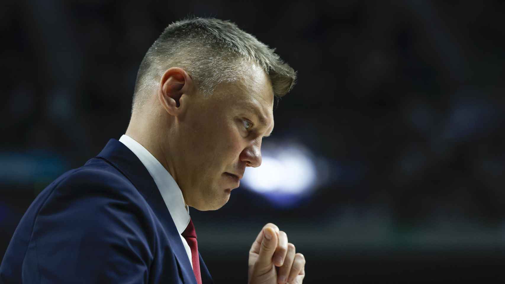 Jasikevicius, durante el tercer partido de la final de la ACB