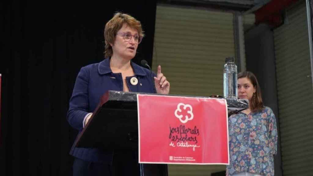 La consellera Anna Simó durante un acto