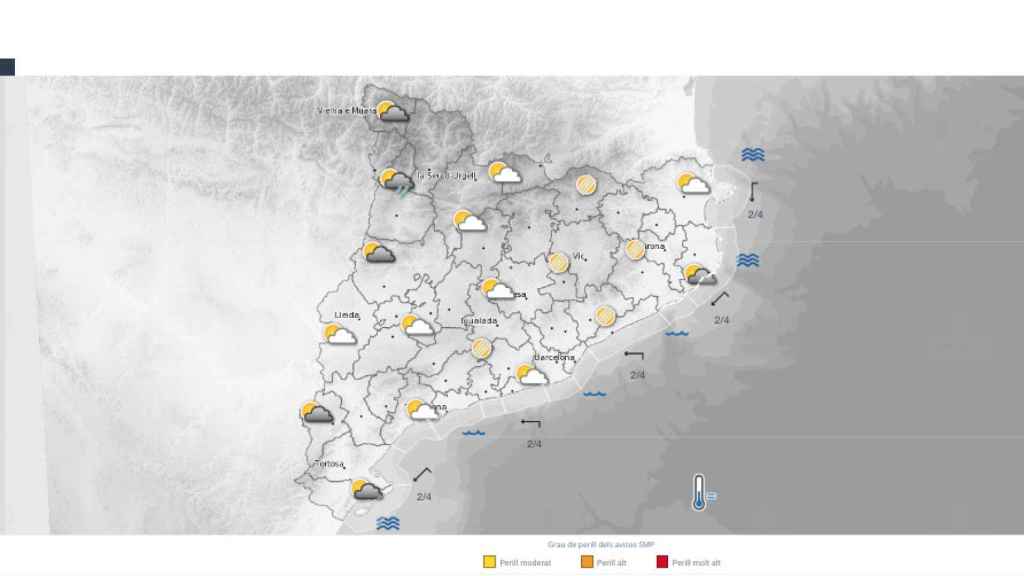 Previsión del Meteocat para este miércoles 21 de junio