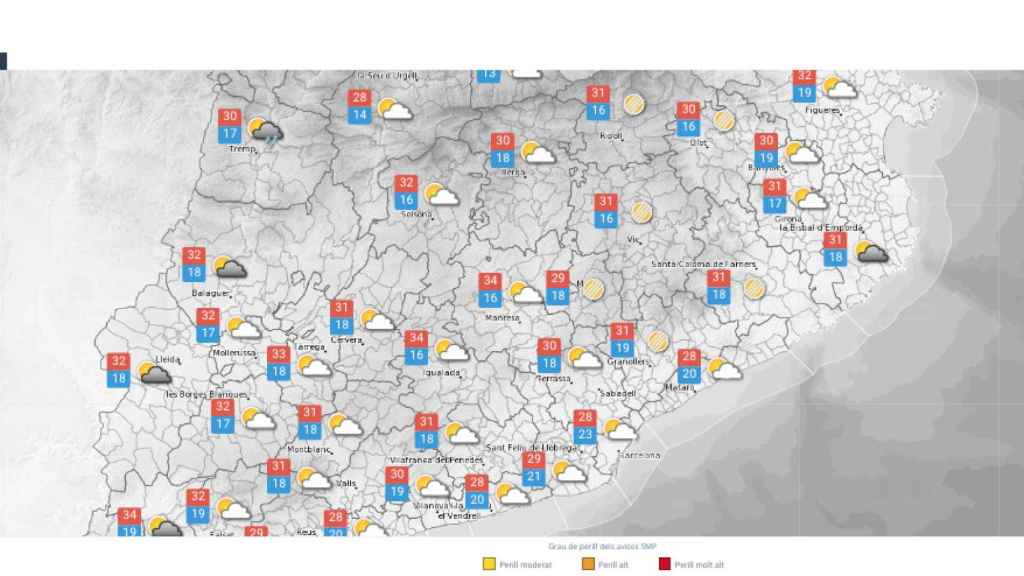 Previsión del Meteocat para este miércoles 21 de junio