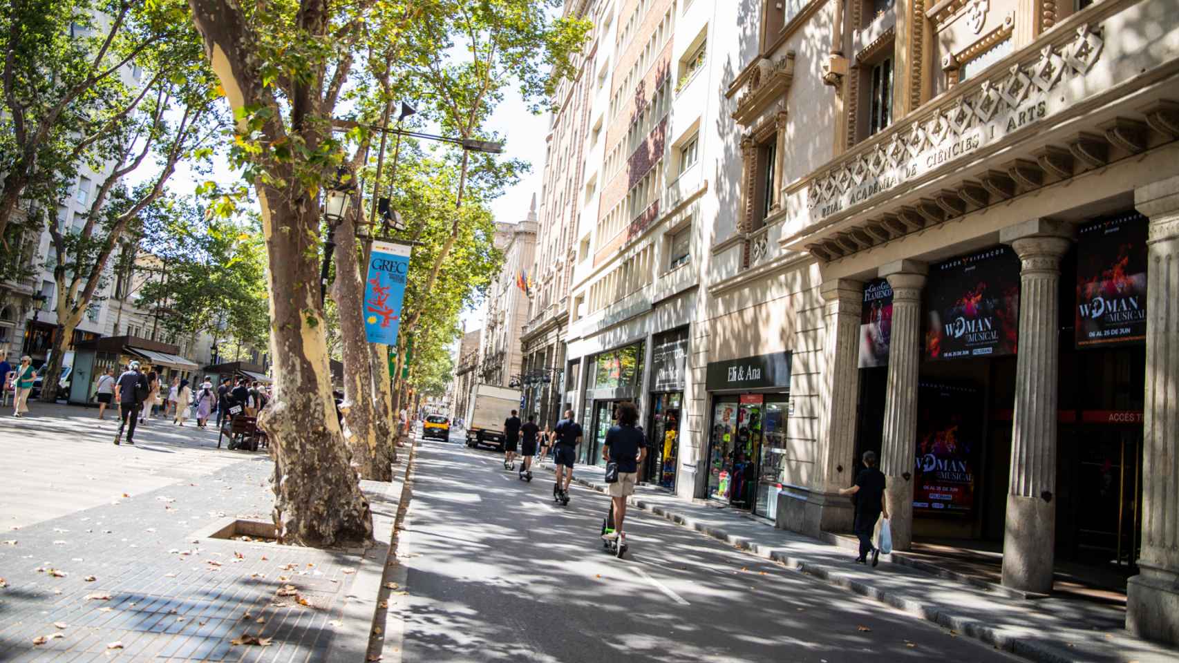 El Teatro Poliorama, en la Rambla de Barcelona