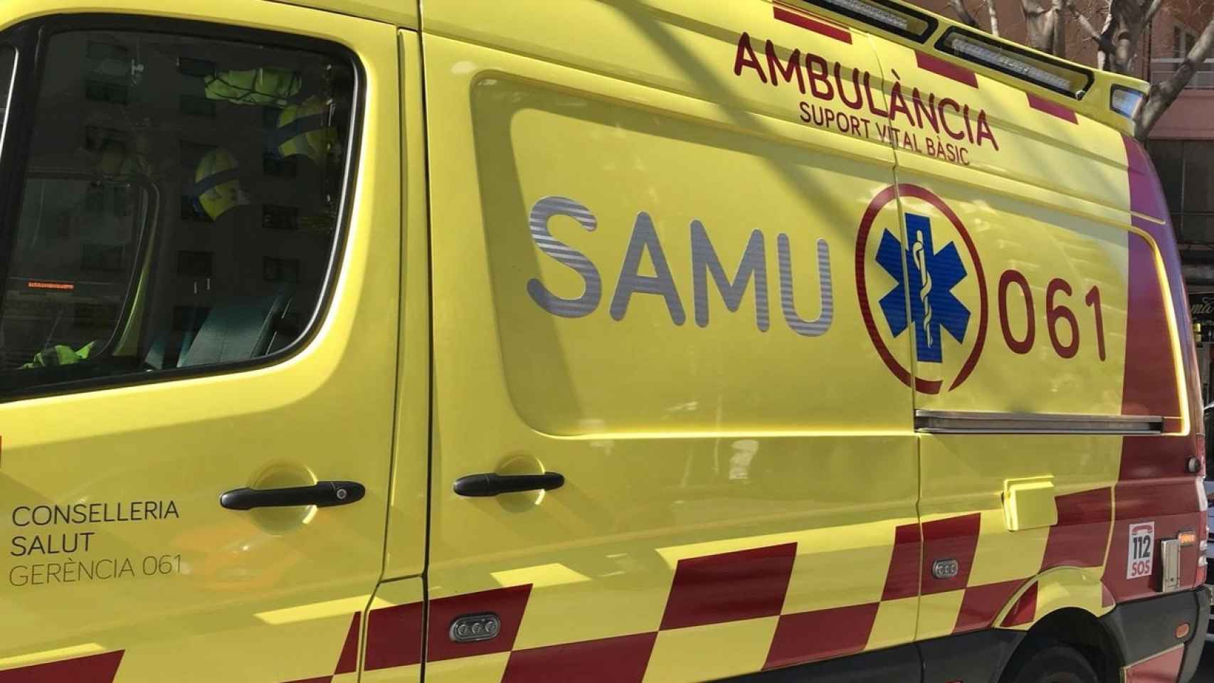 Una ambulancia