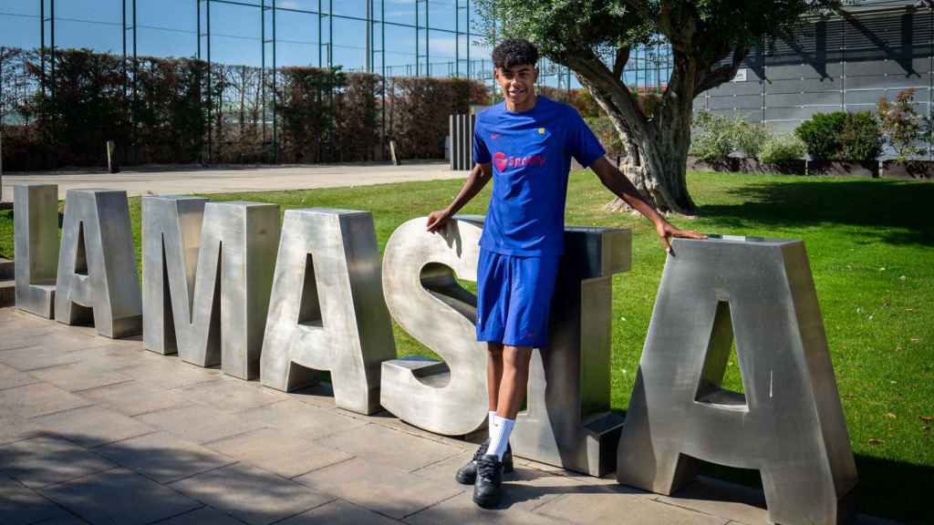 Lamine Yamal no la Masía del Barça