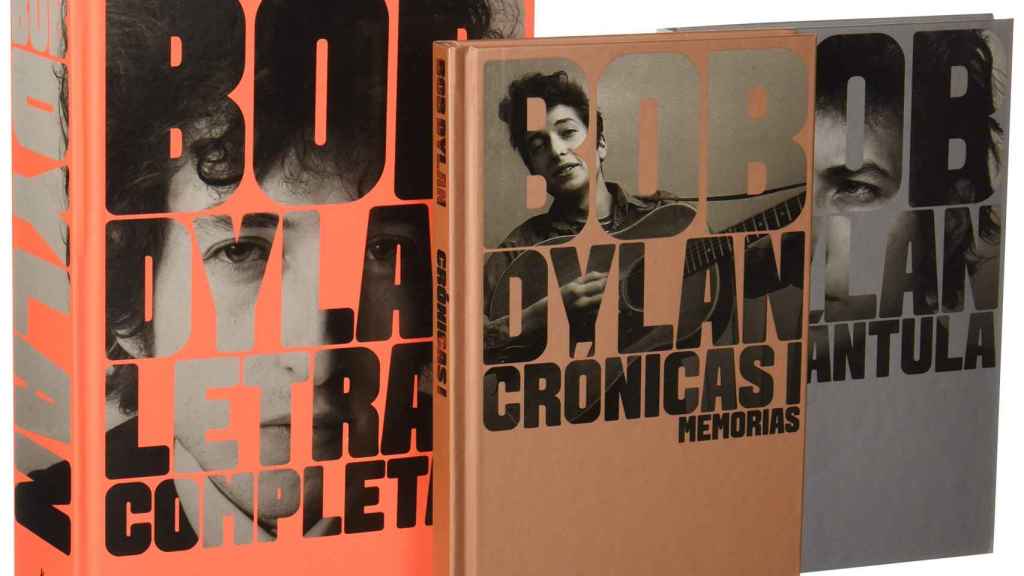 Los tres libros sobre Dylan de la editorial Malpaso