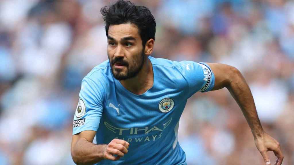 Gundogan, en acción durante un partido con el Manchester City / REDES