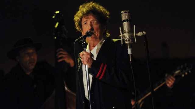 Bob Dylan, durante un concierto anterior