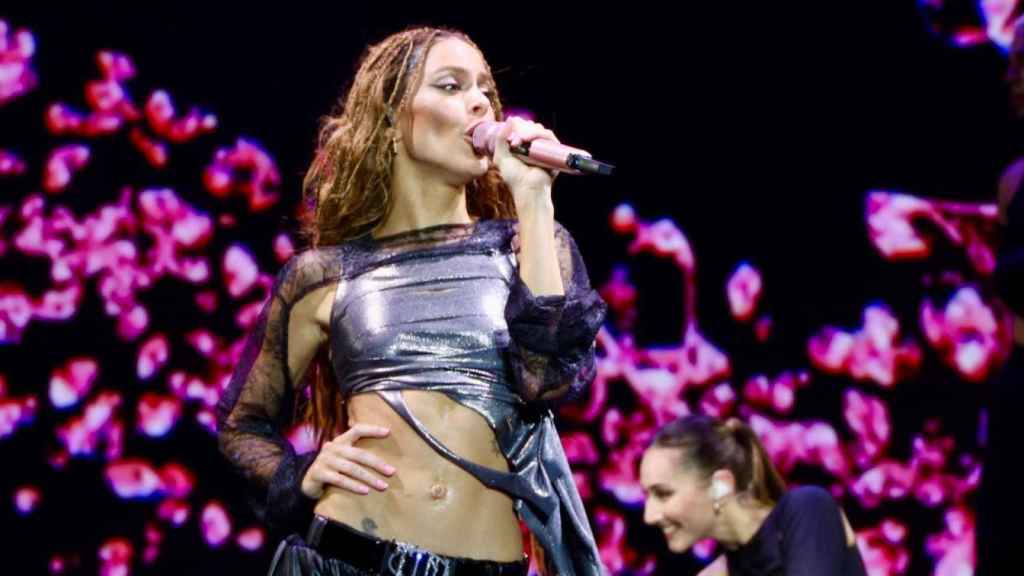 Tini Stoessel en su concierto en el Palau Sant Jordi en Barcelona