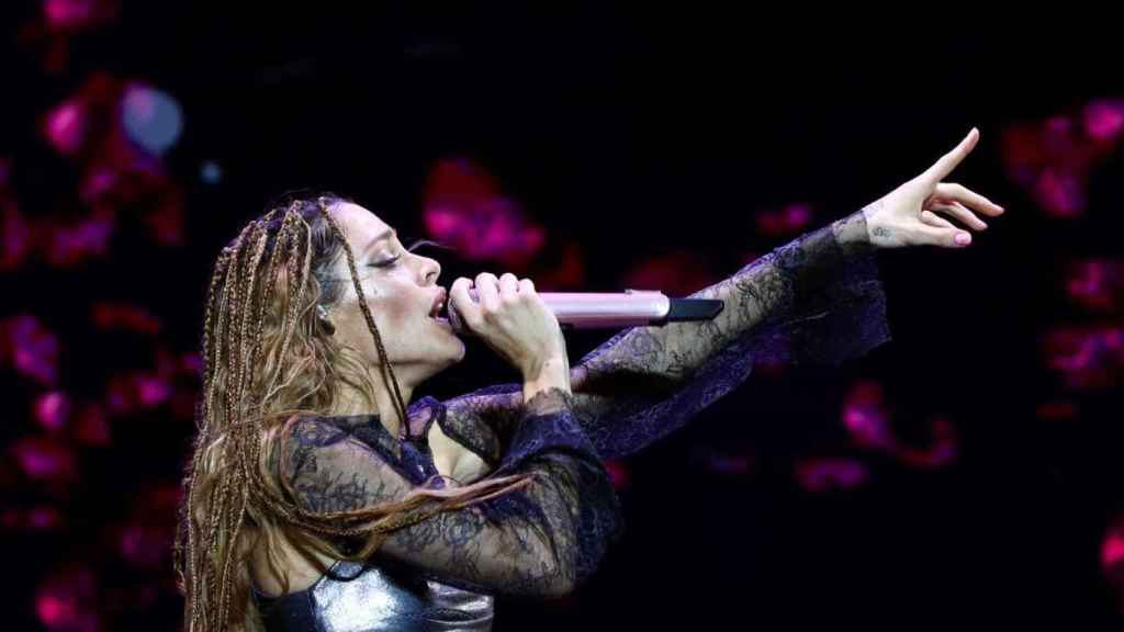 Tini Stoessel en su concierto en el Palau Sant Jordi en Barcelona