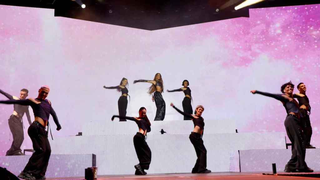 Tini Stoessel en su concierto en el Palau Sant Jordi en Barcelona