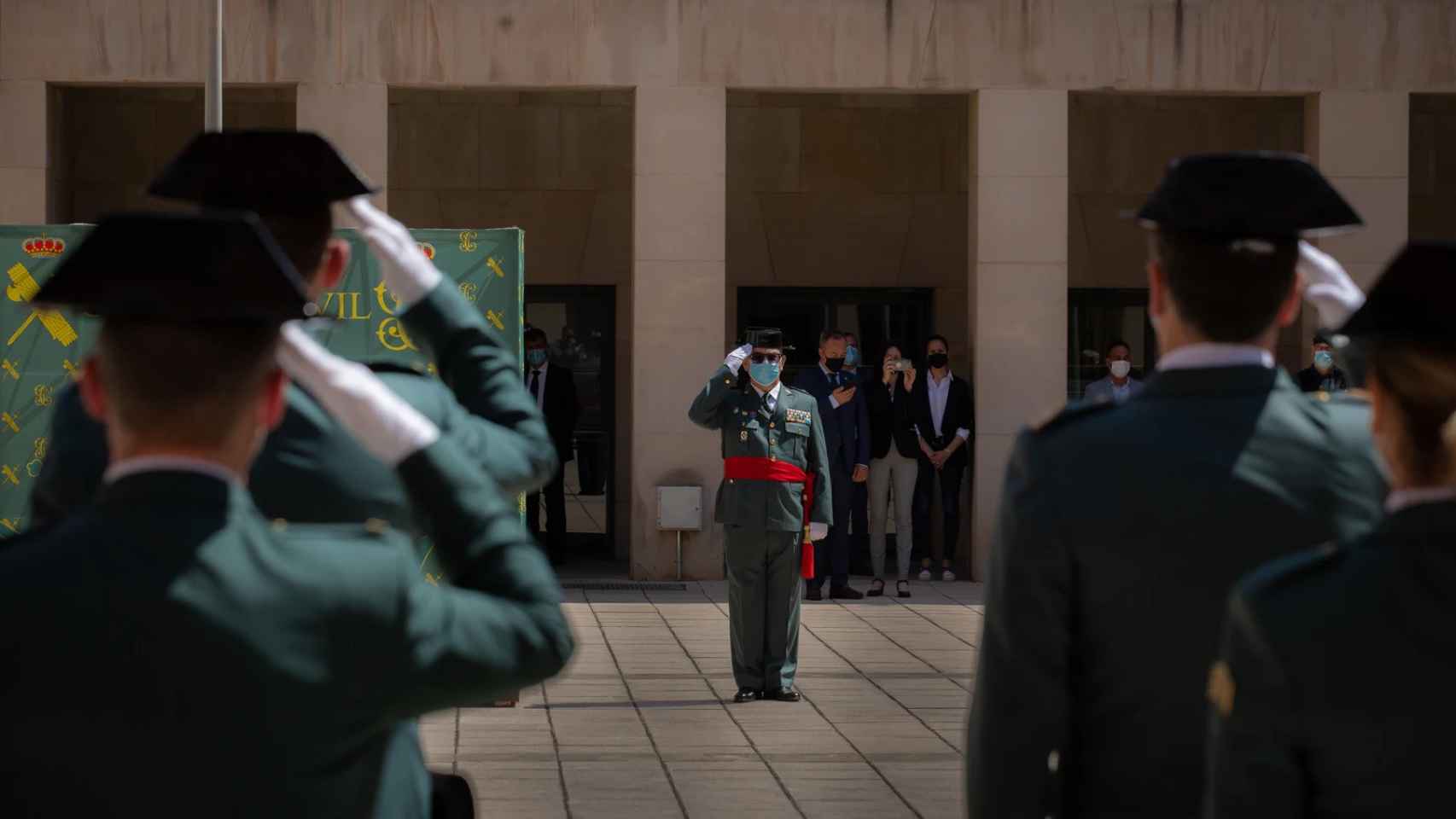 El general José Luis Tovar, jefe de la Guardia Civil en Cataluña