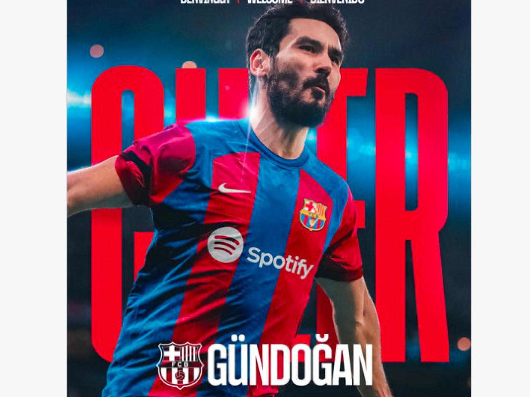 El Barça ha anunciado el fichaje de Gundogan