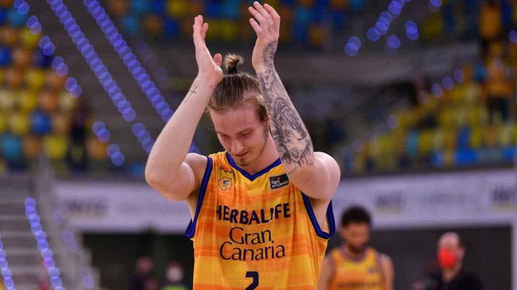 Balcerowski, en un partido con el Gran Canaria