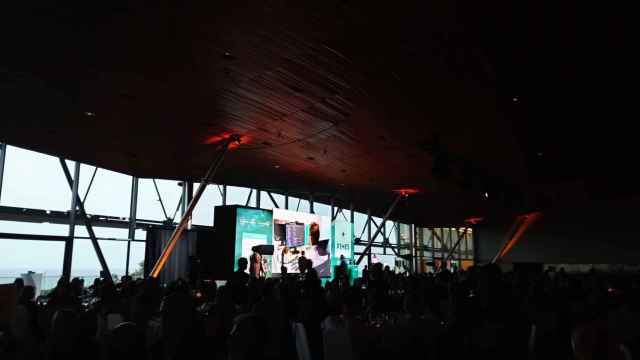 La entrega de premios en la noche empresarial solidaria de Pimec