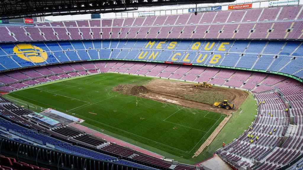 Obras en el Spotify Camp Nou