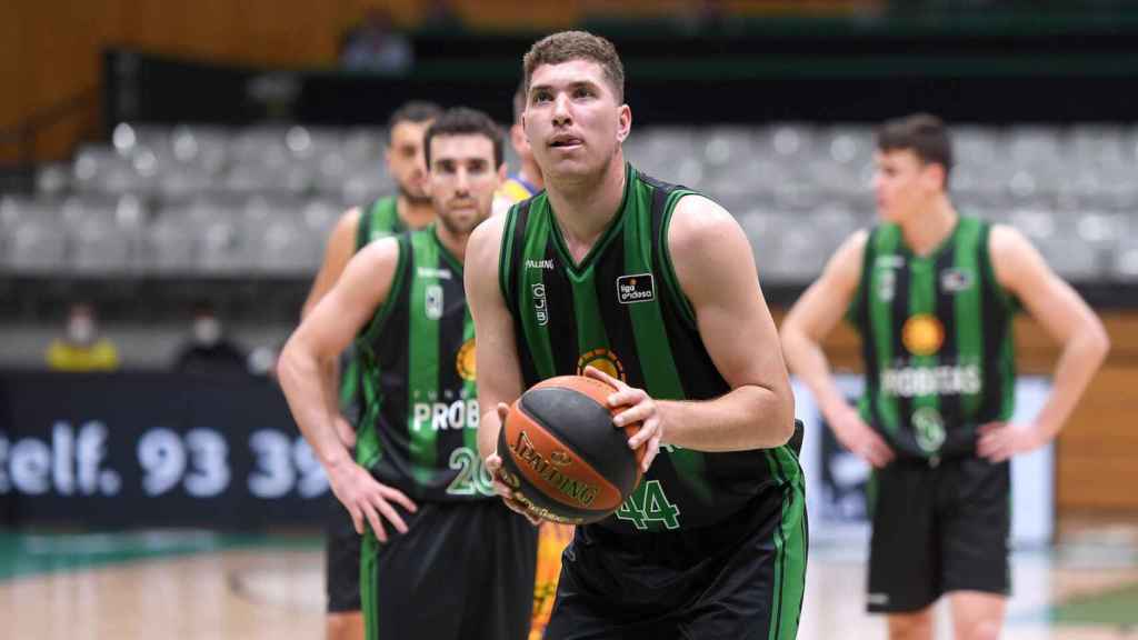 Joel Parra, en un partido del Joventut