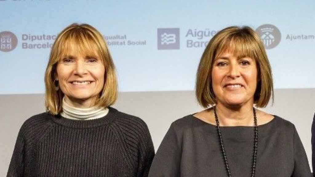 Las socialistas Lluïsa Moret (i) y Núria Marín (d) en una imagen de archivo