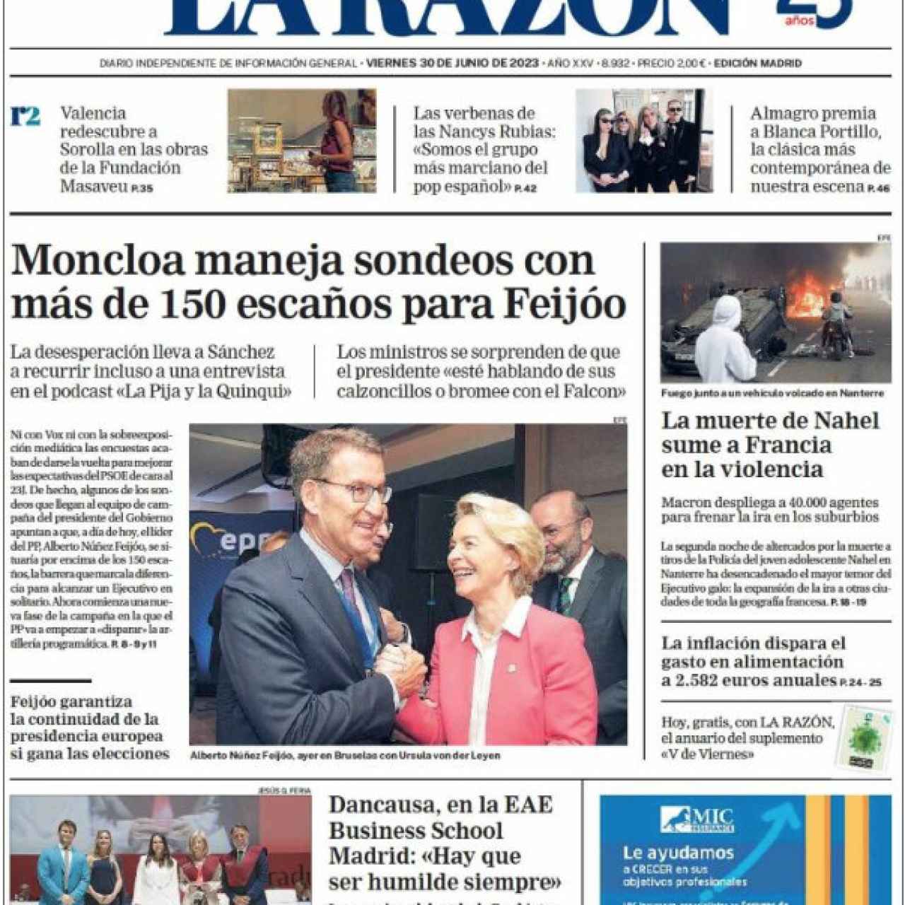 La Razón 30 de junio de 2023