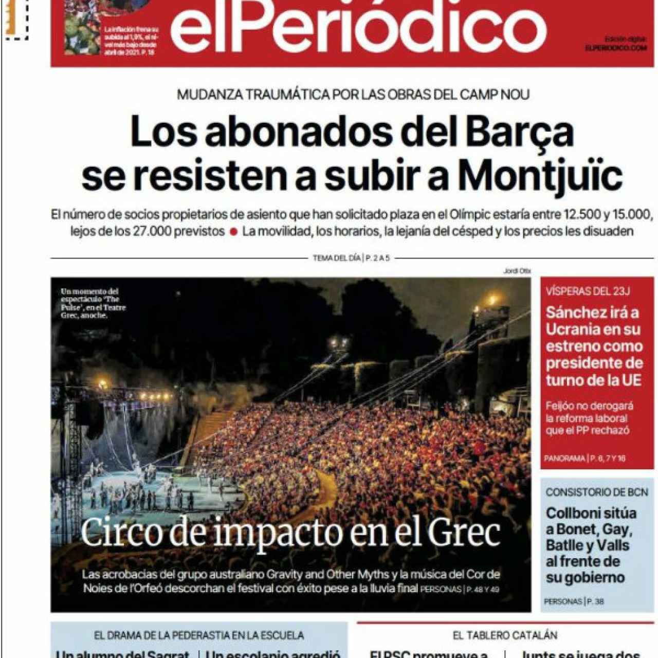 El Periódico 30 de junio de 2023