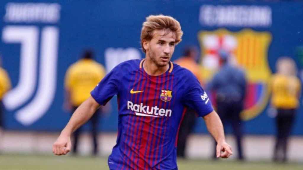 Sergi Samper durante su etapa en el FC Barcelona