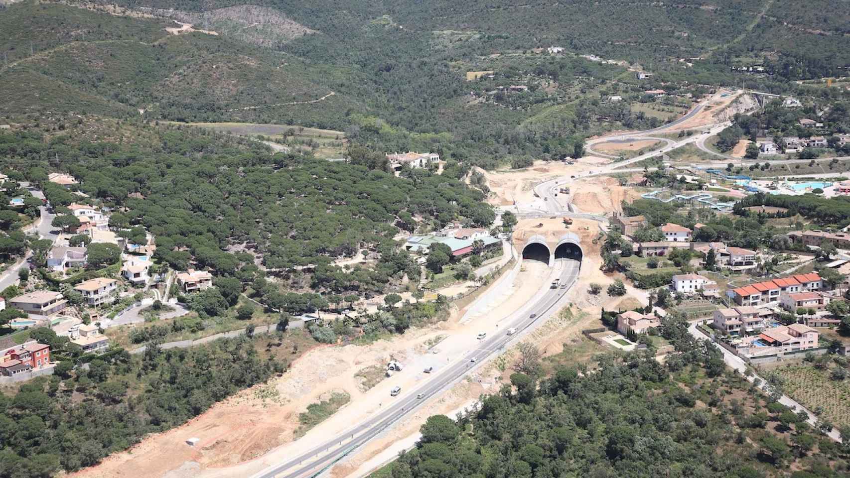 Desdoblamiento de la C-31 a la altura de Platja d'Aro /ARCHIVO