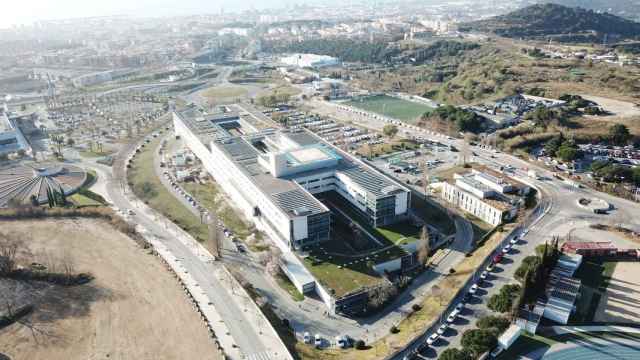 Vista aérea del Hospital de Mataró, cabecera del Consorci Sanitari del Maresme