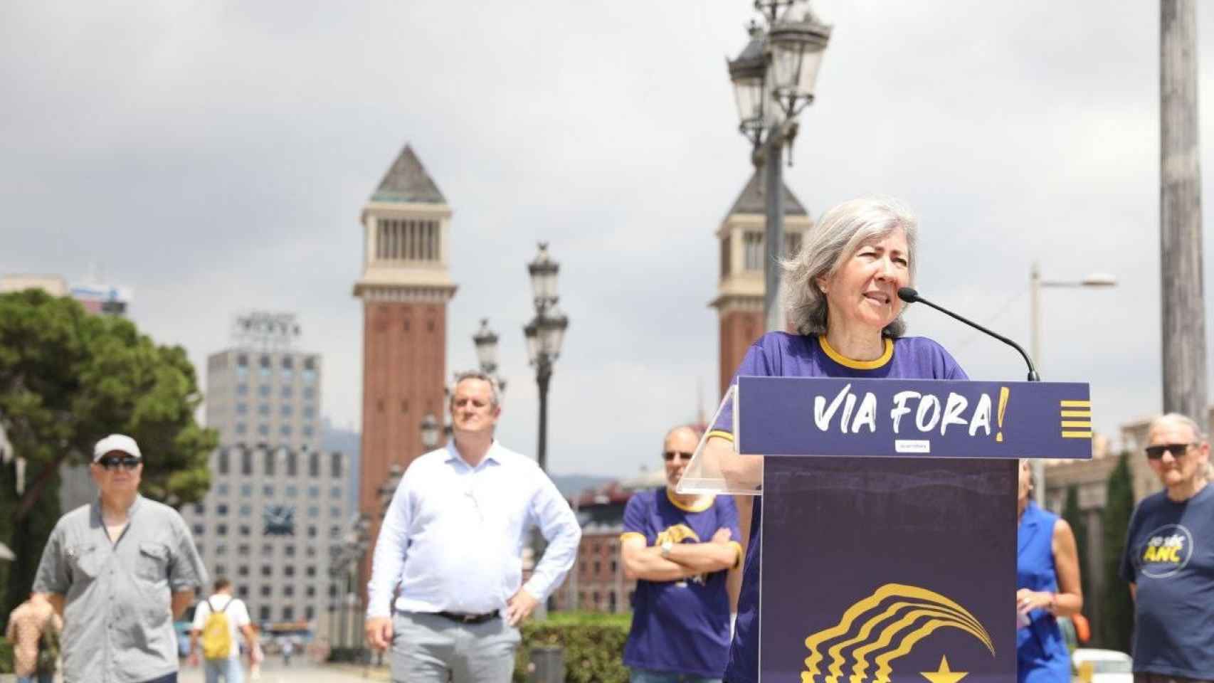 La presidenta de la ANC, Dolors Feliu