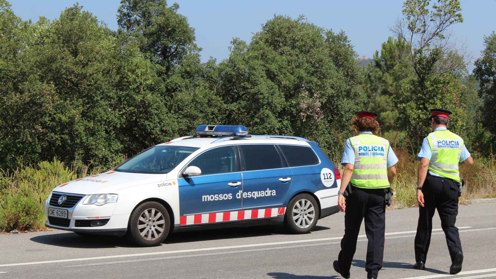 Coche patrulla de Mossos d'Esquadra