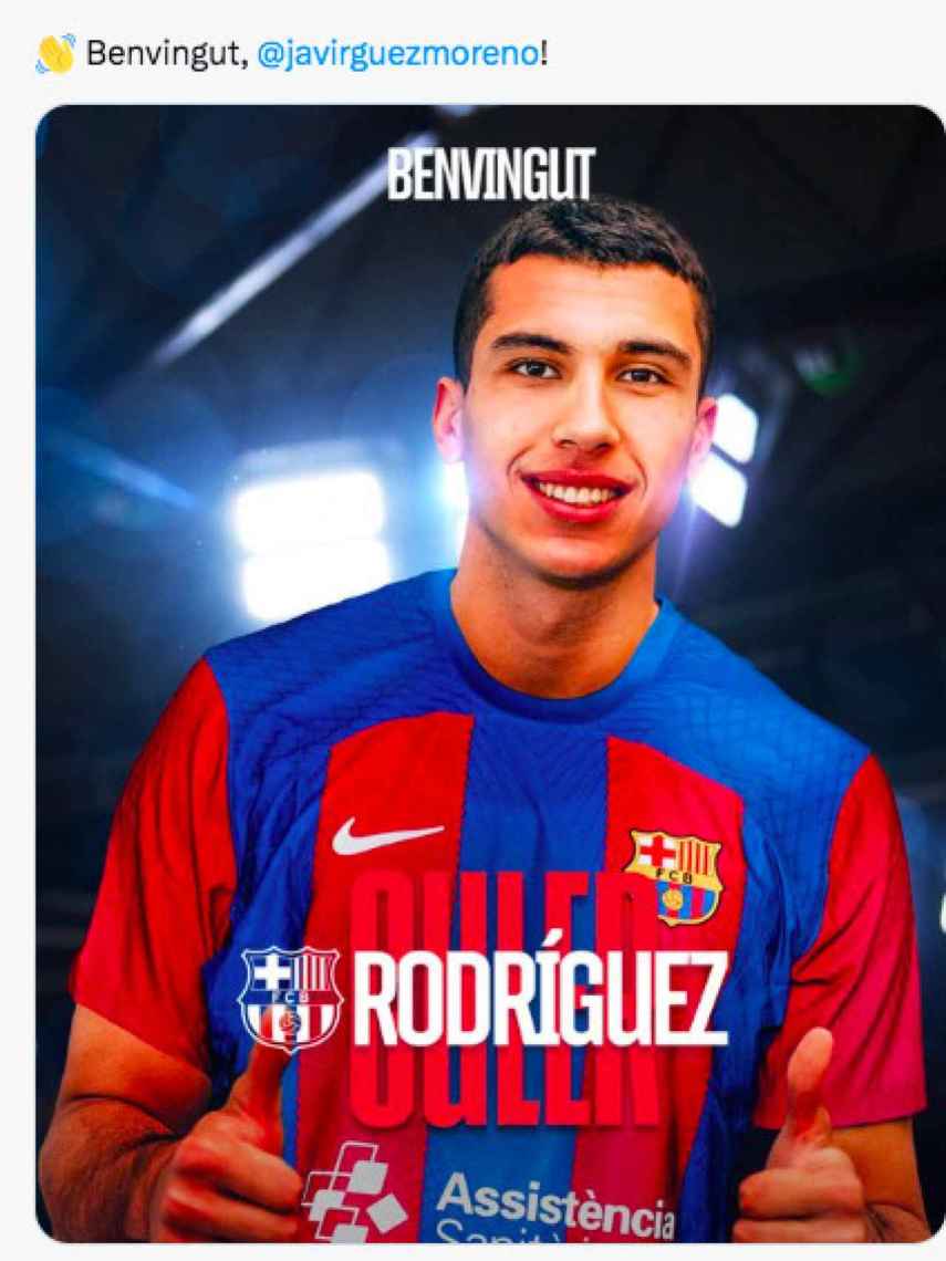 El Barça anuncia el fichaje de Javi Rodríguez