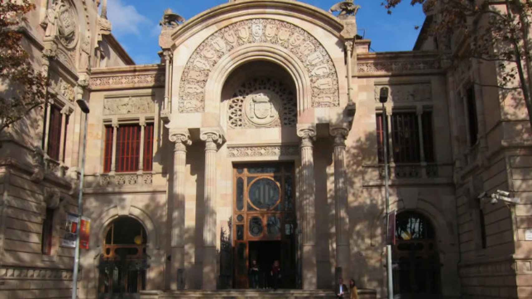 Fachada del Palau de Justícia, sede del Tribunal Superior de Justicia de Catalunya (TSJC) y de la Audiencia de Barcelona