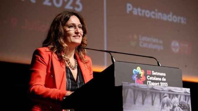 La 'consellera' de Presidencia de la Generalitat, Laura Vilagrà, en la tercera semana catalana del deporte