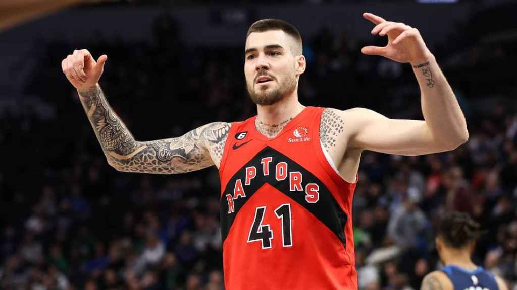 Juancho Hernangómez, con los Raptors