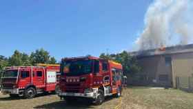 Incendio en una casa de colonias de Vallgorguina