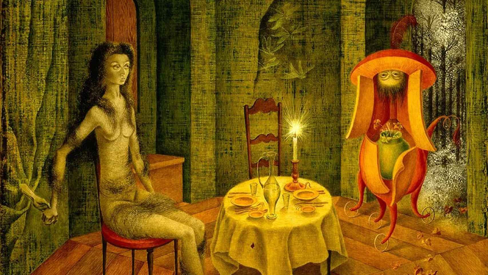 'Visita inesperada (1958)', de Remedios Varo