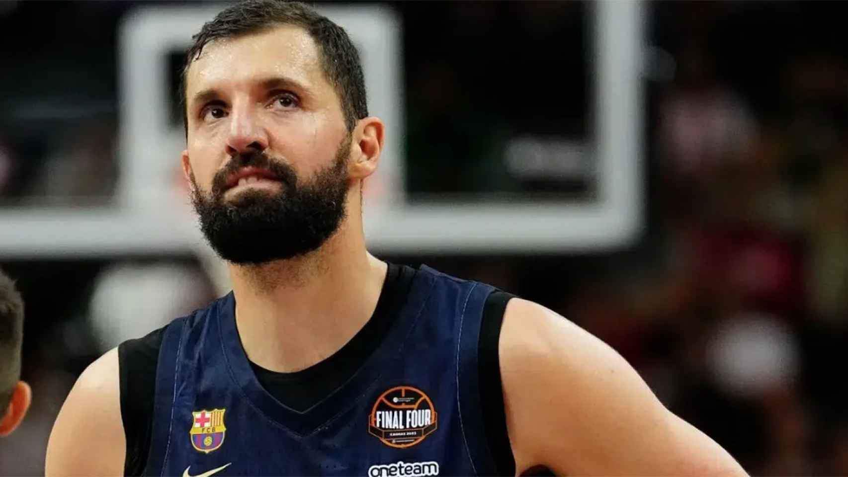 Nikola Mirotic, durante un partido con el Barça de baloncesto / REDES