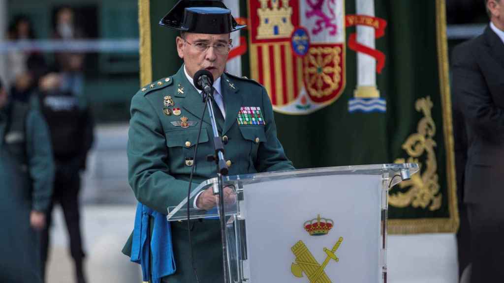 El coronel de la Guardia Civil Diego de los Cobos, en un acto institucional anterior