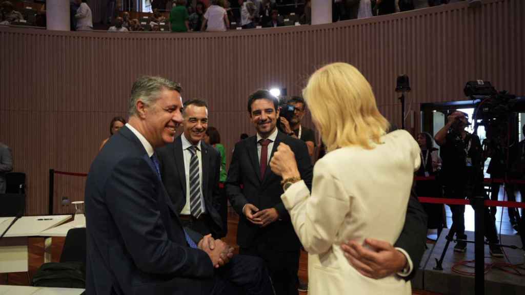 Xavier García Albiol, alcalde de Badalona, en la constitución de la Diputación de Barcelona