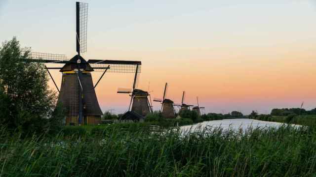 Molinos de viento en Países Bajos