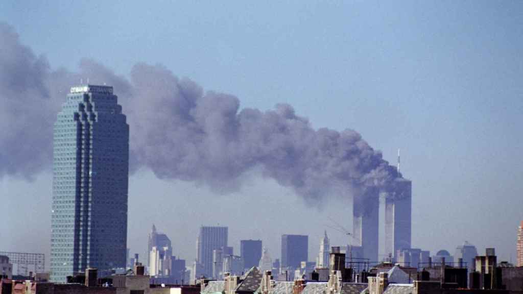 Las Torres Gemelas del World Trade Center de Nueva York en el día de los atentados del 11 de septiembre de 2001