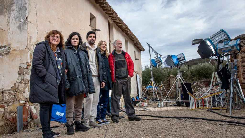 Isabel Coixet y el equipo de 'Un amor'