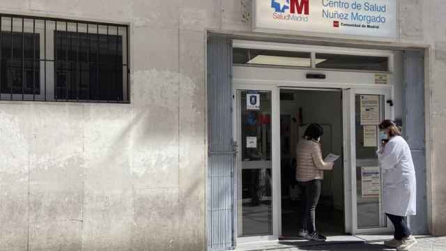 Imagen de un centro de salud en Chamartín, en Madrid