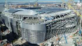 Las obras del estadio Santiago Bernabéu