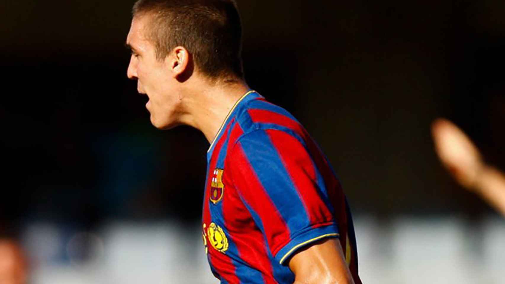 Oriol Romeu, con la camiseta del FC Barcelona años atrás / FCB