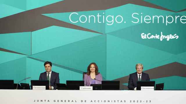 Marta Álvarez, presidenta de El Corte Inglés, en la junta de accionistas de este viernes / EP