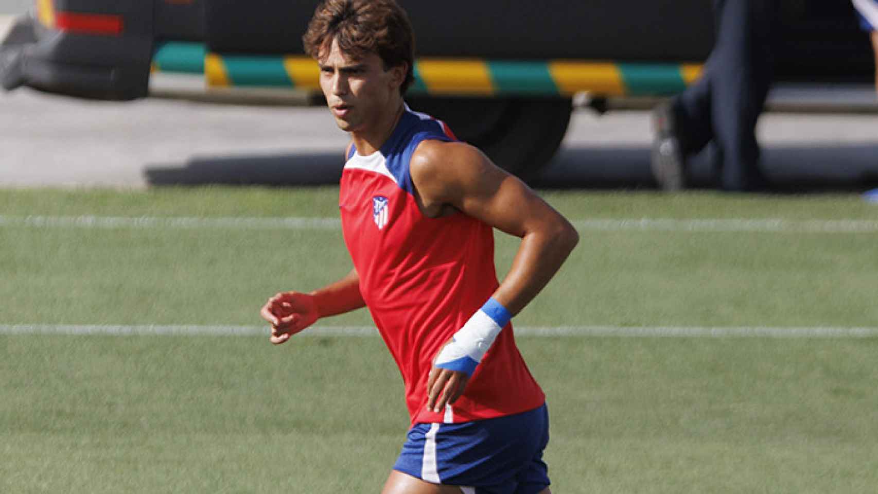 Joao Felix, en un entrenamiento de la pretemporada del Atlético de Madrid