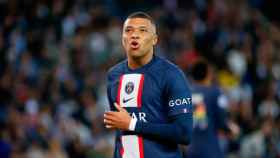 Kylian Mbappé, lamentando una ocasión fallada con el Paris Saint-Germain / REDES