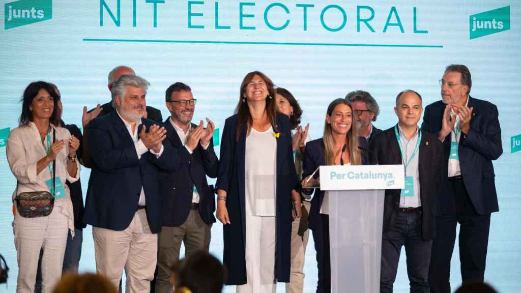 La plana mayor de Junts tras los resultados del 23J