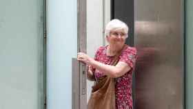 La eurodiputada Clara Ponsatí, saliendo de la Ciudad de la Justicia de Barcelona