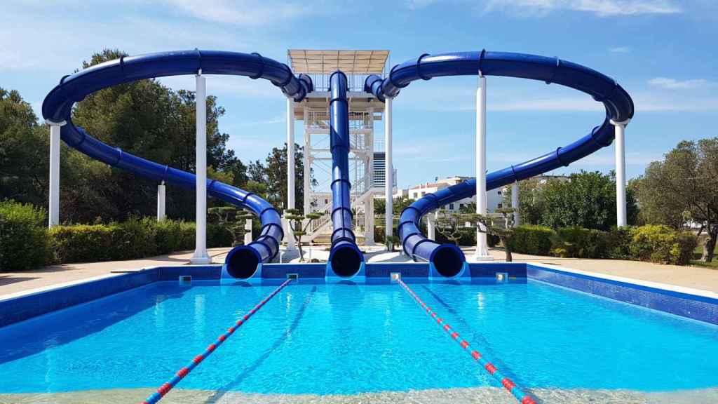 Una de las piscinas de Aquopolis